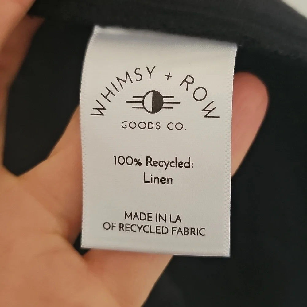 Whimsy + Row Linen Open Robe Coat - Picture 4 of 7